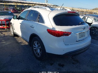 2014 Infiniti QX70, VIN JN8CS1MW3EM412591. Фото 3 из 6 с аукциона IAAI. Каталог авто из США OpenDataCar.
