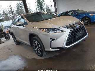 2018 Lexus RX 450h, VIN 2T2BGMCA6JC028100. Фото 1 з 6 з аукціону IAAI. Каталог авто зі США OpenDataCar.