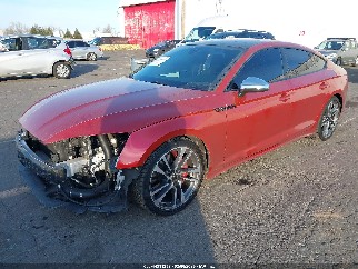 2020 Audi S5 Sportback, VIN WAUC4CF57LA019954. Фото 2 з 6 з аукціону IAAI. Каталог авто зі США OpenDataCar.