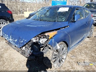 2016 Hyundai Veloster, VIN KMHTC6AE5GU265626. Zdjęcie 6 z 6 z aukcji IAAI. Katalog aut z USA OpenDataCar.