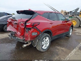 2021 Chevrolet Blazer, VIN 3GNKBBRA9MS577481. Фото 4 из 6 с аукциона IAAI. Каталог авто из США OpenDataCar.