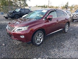 2013 Lexus RX 450h, VIN JTJZB1BA1D2409290. Фото 2 з 6 з аукціону IAAI. Каталог авто зі США OpenDataCar.