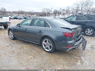 2018 Audi S4, VIN WAUC4AF4XJA165063. Фото 3 из 6 с аукциона IAAI. Каталог авто из США OpenDataCar.