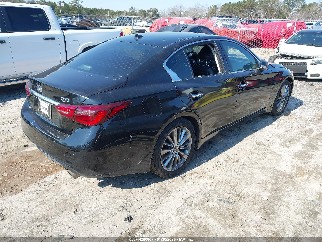 2022 Infiniti Q50, VIN JN1EV7BP8NM310541. Фото 4 з 6 з аукціону IAAI. Каталог авто зі США OpenDataCar.