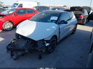 2019 Hyundai Veloster, VIN KMHTH6ABXKU011376. Photo 2 of 6 from IAAI auction. OpenDataCar US salvage catalog.