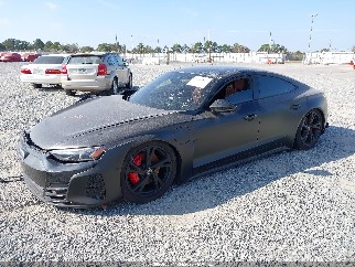 2023 Audi e-tron GT, VIN WAUEJBFW3P7002169. Фото 2 з 6 з аукціону IAAI. Каталог авто зі США OpenDataCar.