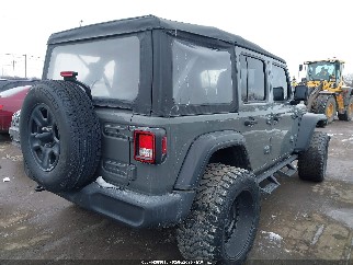 2020 Jeep Wrangler Unlimited, VIN 1C4HJXDN7LW335479. Фото 4 з 6 з аукціону IAAI. Каталог авто зі США OpenDataCar.