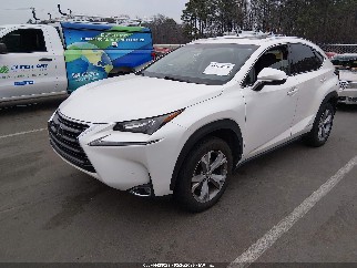 2017 Lexus NX 300h, VIN JTJBJRBZXH2072441. Zdjęcie 2 z 6 z aukcji IAAI. Katalog aut z USA OpenDataCar.