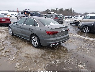 2023 Audi A4, VIN WAUDAAF4XPN003240. Фото 3 из 6 с аукциона IAAI. Каталог авто из США OpenDataCar.