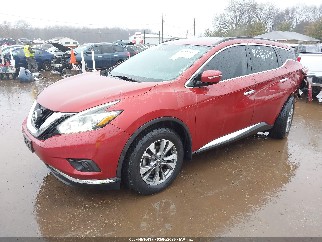 2015 Nissan Murano, VIN 5N1AZ2MH3FN241581. Фото 2 з 6 з аукціону IAAI. Каталог авто зі США OpenDataCar.