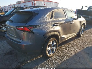 2017 Lexus NX 300h, VIN JTJBJRBZ5H2052405. Фото 4 з 6 з аукціону IAAI. Каталог авто зі США OpenDataCar.