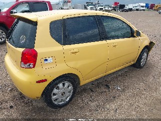2005 Chevrolet Aveo, VIN KL1TG626X5B307322. Фото 4 из 6 с аукциона IAAI. Каталог авто из США OpenDataCar.