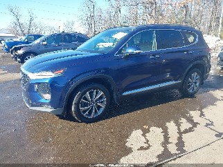 2019 Hyundai Santa Fe, VIN 5NMS5CAD1KH113780. Фото 2 з 6 з аукціону IAAI. Каталог авто зі США OpenDataCar.