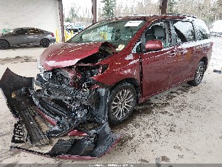 2018 Toyota Sienna, VIN 5TDYZ3DC5JS938086. Photo 2 of 6 from IAAI auction. OpenDataCar US salvage catalog.