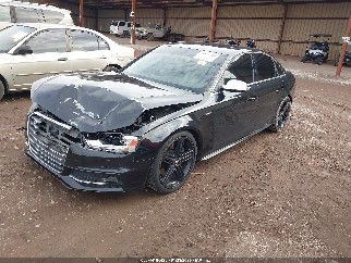 2014 Audi S4, VIN WAUBGAFLXEA006625. Фото 2 из 6 с аукциона IAAI. Каталог авто из США OpenDataCar.