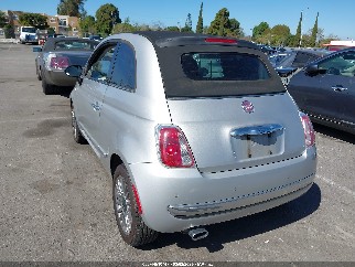 2012 Fiat 500C, VIN 3C3CFFER3CT201960. Фото 3 из 6 с аукциона IAAI. Каталог авто из США OpenDataCar.