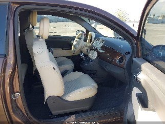 2015 Fiat 500, VIN 3C3CFFBRXFT616010. Фото 5 из 6 с аукциона IAAI. Каталог авто из США OpenDataCar.