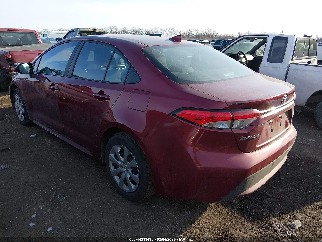 2022 Toyota Corolla, VIN 5YFEPMAE0NP306681. Фото 3 з 6 з аукціону IAAI. Каталог авто зі США OpenDataCar.