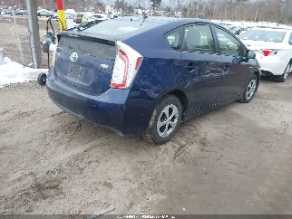 2013 Toyota Prius, VIN JTDKN3DU1D1689023. Фото 4 з 6 з аукціону IAAI. Каталог авто зі США OpenDataCar.