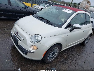 2012 Fiat 500C, VIN 3C3CFFER8CT330504. Фото 2 из 6 с аукциона IAAI. Каталог авто из США OpenDataCar.