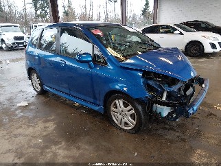 2007 Honda Fit, VIN JHMGD38687S043771. Photo 1 of 6 from IAAI auction. OpenDataCar US salvage catalog.