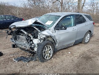 2022 Chevrolet Equinox, VIN 2GNAXKEV2N6123076. Фото 2 из 6 с аукциона IAAI. Каталог авто из США OpenDataCar.
