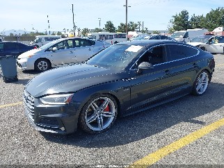 2018 Audi A5, VIN WAUENCF50JA096426. Фото 2 из 6 с аукциона IAAI. Каталог авто из США OpenDataCar.