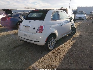 2014 Fiat 500C, VIN 3C3CFFDR0ET267838. Фото 4 з 6 з аукціону IAAI. Каталог авто зі США OpenDataCar.