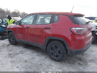 2019 Jeep Compass, VIN 3C4NJCABXKT665076. Фото 3 з 6 з аукціону IAAI. Каталог авто зі США OpenDataCar.