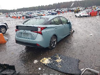 2022 Toyota Prius, VIN JTDKAMFU2N3175508. Фото 4 з 6 з аукціону IAAI. Каталог авто зі США OpenDataCar.