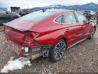2023 Hyundai Sonata, VIN KMHL34J29PA291674. Фото 4 з 6 з аукціону IAAI. Каталог авто зі США OpenDataCar.