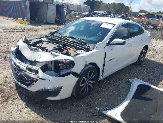 2021 Chevrolet Malibu, VIN 1G1ZG5ST3MF019077. Фото 2 з 6 з аукціону IAAI. Каталог авто зі США OpenDataCar.