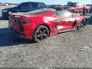 2021 Chevrolet Corvette Stingray, VIN 1G1YC2D43M5108066. Фото 4 из 6 с аукциона IAAI. Каталог авто из США OpenDataCar.