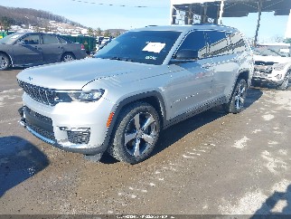 2021 Jeep Grand Cherokee L, VIN 1C4RJKBGXM8132295. Photo 2 of 6 from IAAI auction. OpenDataCar US salvage catalog.