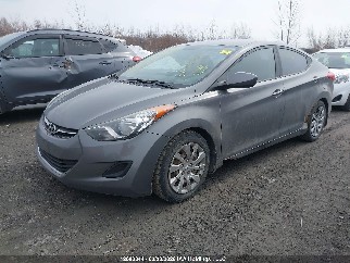 2012 Hyundai Elantra, VIN 5NPDH4AE6CH121599. Фото 2 из 6 с аукциона IAAI. Каталог авто из США OpenDataCar.