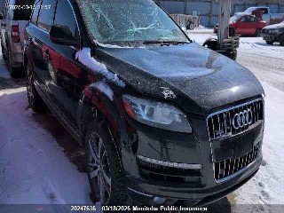 2010 Audi Q7, VIN WA1LMAFE9AD001758. Фото 1 з 6 з аукціону IAAI. Каталог авто зі США OpenDataCar.