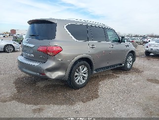 2017 Infiniti QX80, VIN JN8AZ2NF3H9641691. Photo 4 of 6 from IAAI auction. OpenDataCar US salvage catalog.
