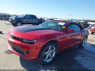 2014 Chevrolet Camaro, VIN 2G1FC3D33E9141545. Фото 2 из 6 с аукциона IAAI. Каталог авто из США OpenDataCar.