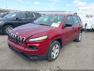 2016 Jeep Cherokee, VIN 1C4PJLAB4GW137527. Фото 2 из 6 с аукциона IAAI. Каталог авто из США OpenDataCar.
