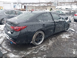 2018 Infiniti Q50, VIN JN1EV7AR8JM434824. Фото 4 з 6 з аукціону IAAI. Каталог авто зі США OpenDataCar.