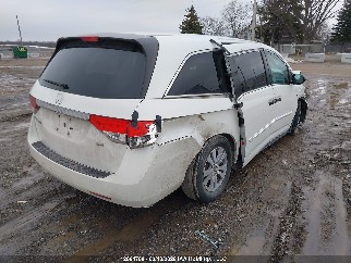 2014 Honda Odyssey, VIN 5FNRL5H30EB505376. Фото 4 з 6 з аукціону IAAI. Каталог авто зі США OpenDataCar.