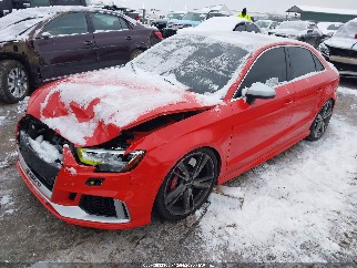 2017 Audi RS3, VIN WUABWGFF1H1900359. Фото 2 из 6 с аукциона IAAI. Каталог авто из США OpenDataCar.