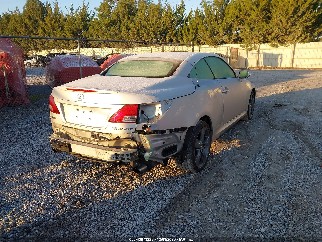 2010 Lexus IS 350c, VIN JTHFE2C25A2501216. Фото 4 з 6 з аукціону IAAI. Каталог авто зі США OpenDataCar.