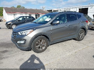 2014 Hyundai Santa Fe, VIN 5XYZU3LB9EG178131. Фото 2 из 6 с аукциона IAAI. Каталог авто из США OpenDataCar.