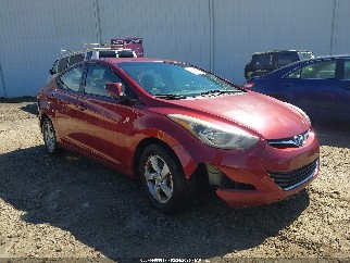 2015 Hyundai Elantra, VIN 5NPDH4AEXFH577707. Photo 1 of 6 from IAAI auction. OpenDataCar US salvage catalog.