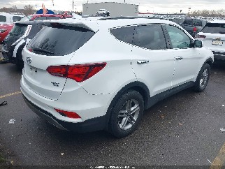 2017 Hyundai Santa Fe, VIN 5NMZUDLB9HH049550. Zdjęcie 4 z 6 z aukcji IAAI. Katalog aut z USA OpenDataCar.