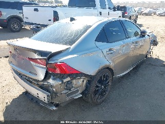 2017 Lexus IS 200t, VIN JTHBA1D27H5039690. Фото 4 з 6 з аукціону IAAI. Каталог авто зі США OpenDataCar.