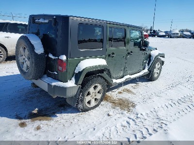 2008 Jeep Wrangler Unlimited, VIN 1J4GA59108L607413. Фото 4 из 6 с аукциона IAAI. Каталог авто из США OpenDataCar.