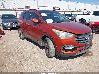 2017 Hyundai Santa Fe, VIN 5XYZU3LB7HG387176. Фото 1 з 6 з аукціону IAAI. Каталог авто зі США OpenDataCar.