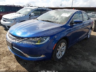 2016 Chrysler 200, VIN 1C3CCCAB1GN130019. Фото 2 из 6 с аукциона IAAI. Каталог авто из США OpenDataCar.
